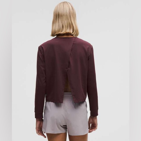 Lululemon Pace Crush Cross-Back UV-Protective Graphic Long-Sleeve Shirt - Picture 2 of 8